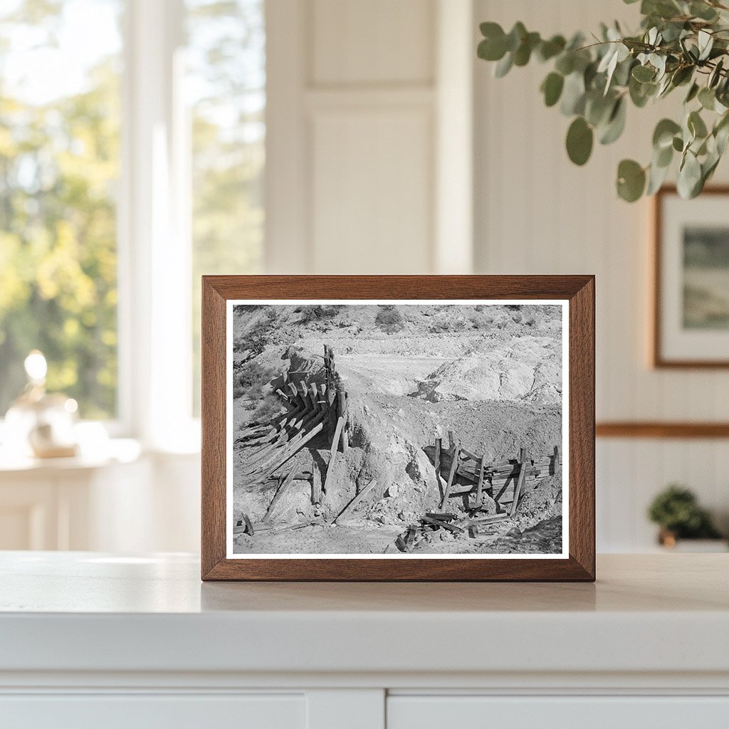 Abandoned Copper Mine Remains in New Mexico May 1940