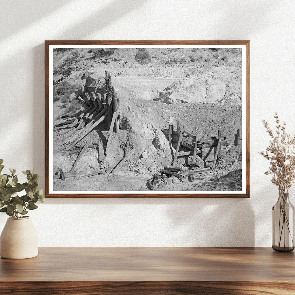 Abandoned Copper Mine Remains in New Mexico May 1940