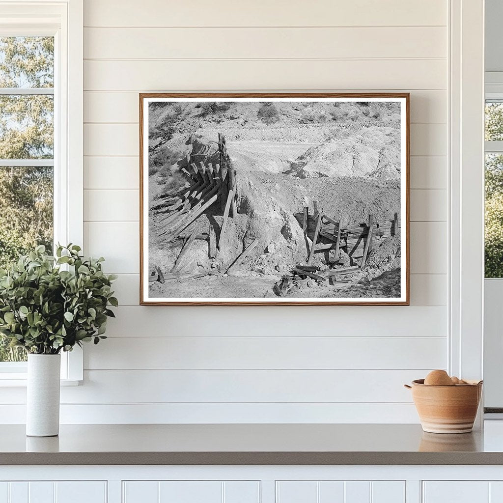 Abandoned Copper Mine Remains in New Mexico May 1940