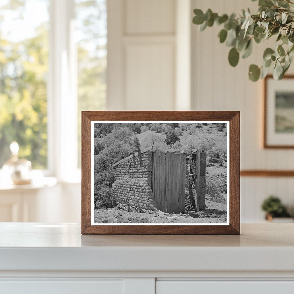 Georgetown New Mexico adobe ruins May 1940