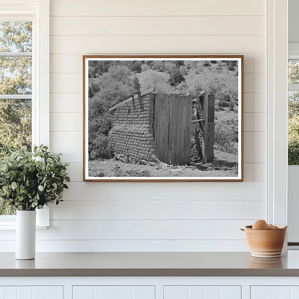 Georgetown New Mexico adobe ruins May 1940