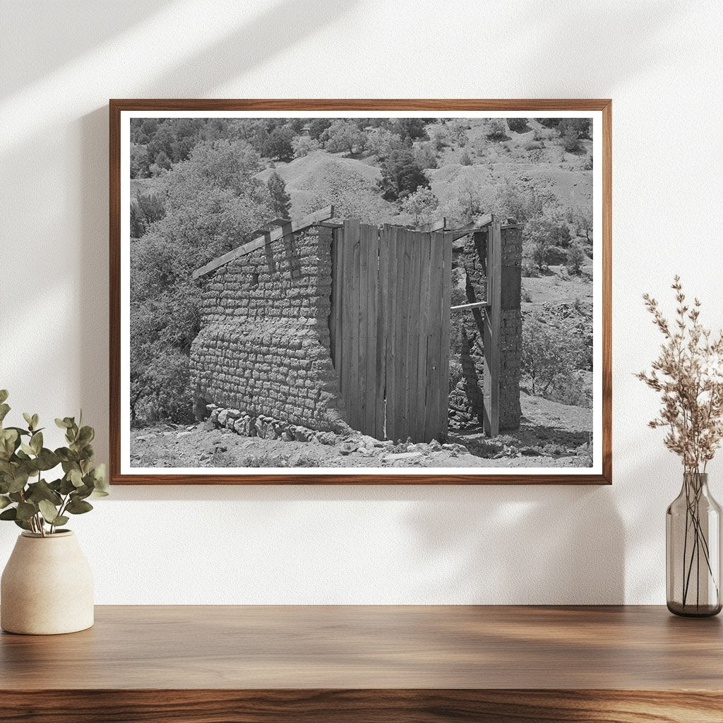 Georgetown New Mexico Adobe Buildings Remains May 1940