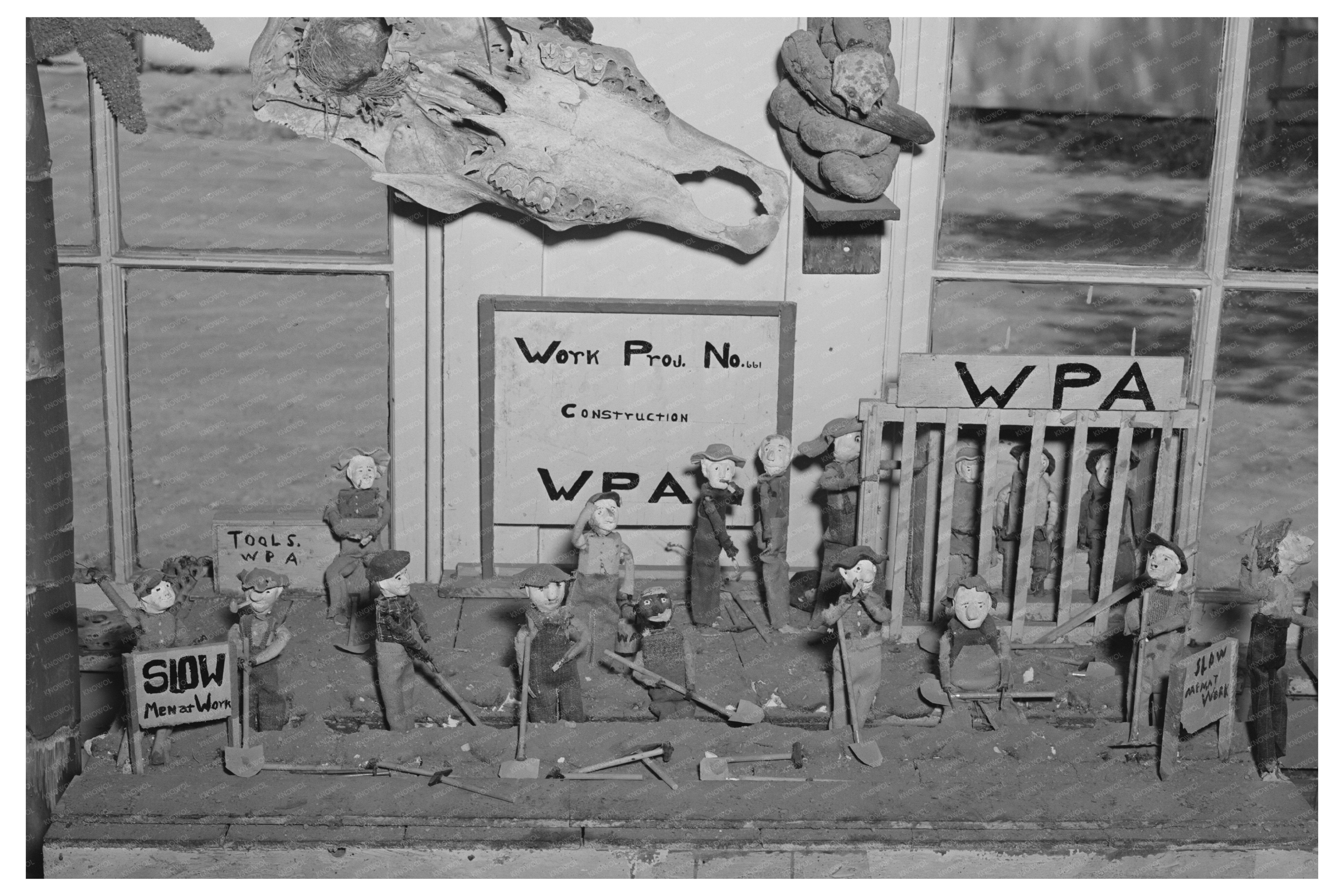 WPA Work in Safford Arizona May 1940 Photo by Homer Tate