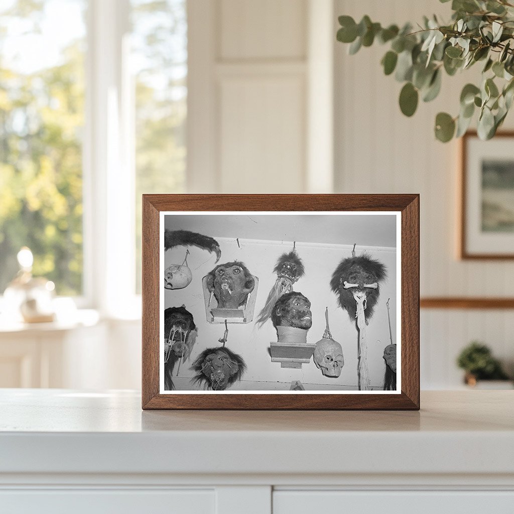 Homer Tate Heads Art from Safford Arizona May 1940