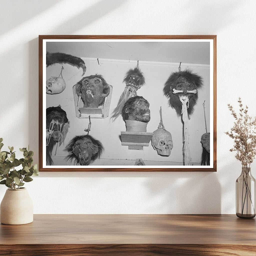 Homer Tate Heads Art from Safford Arizona May 1940