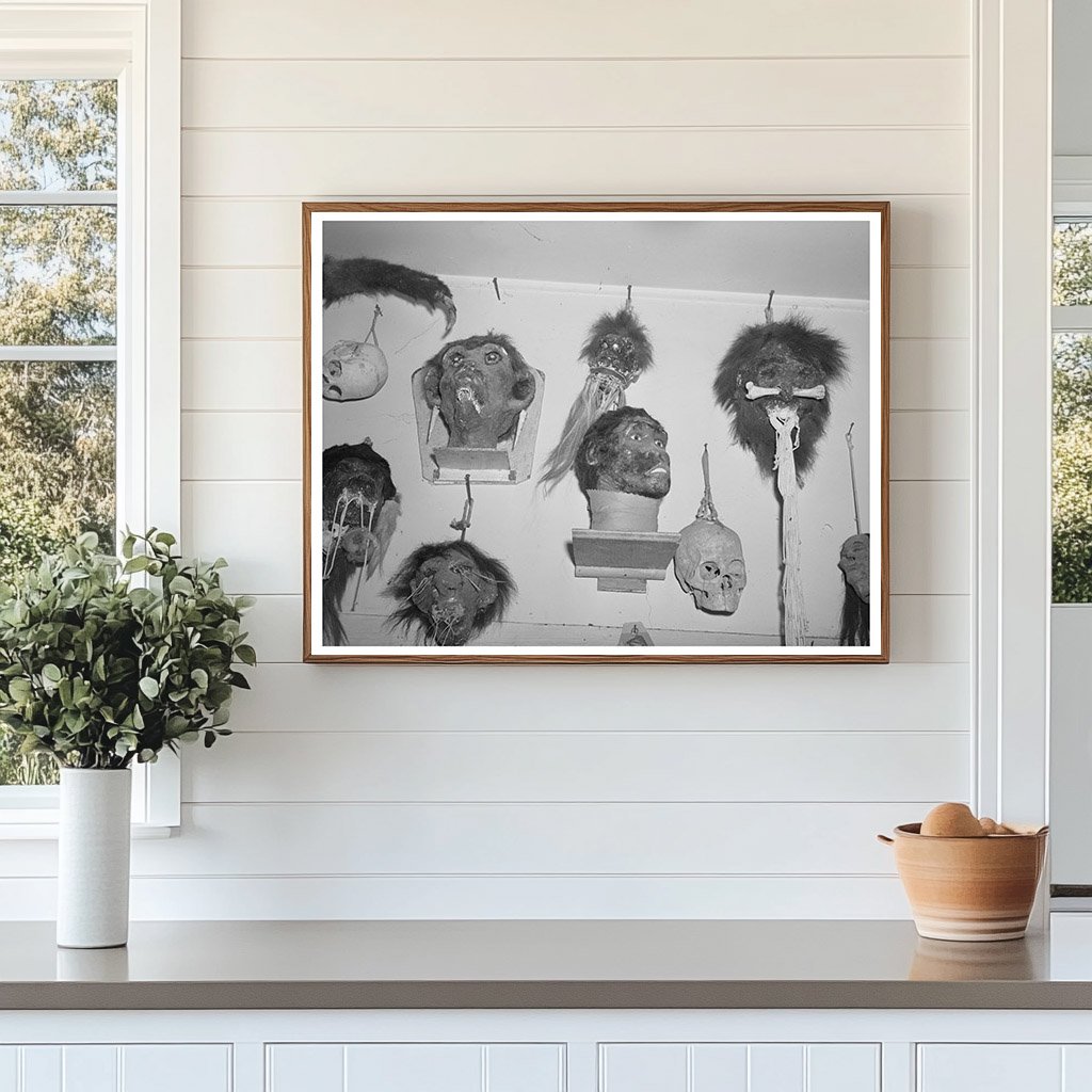 Homer Tate Heads Art from Safford Arizona May 1940