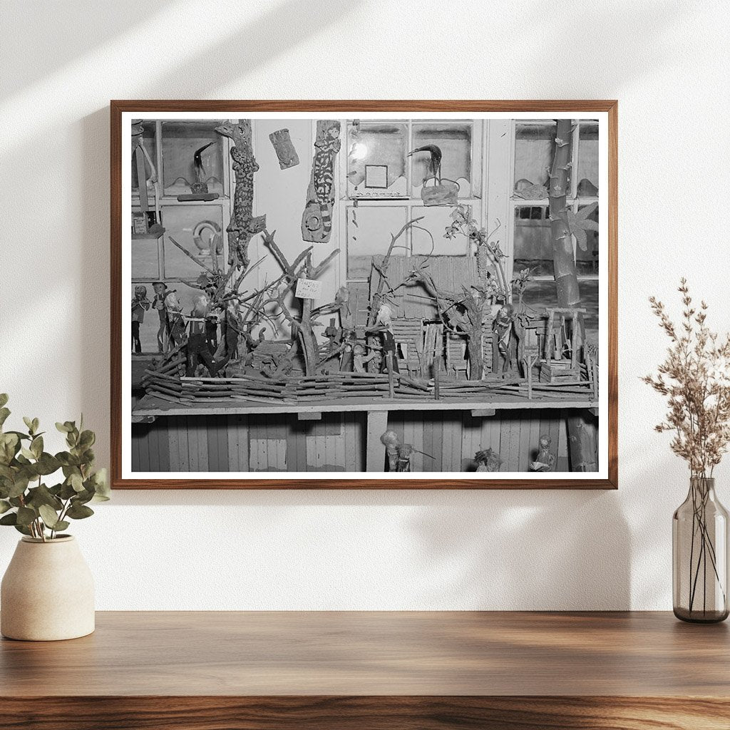 Papier Mache Sculpture of Martins and Coys 1940