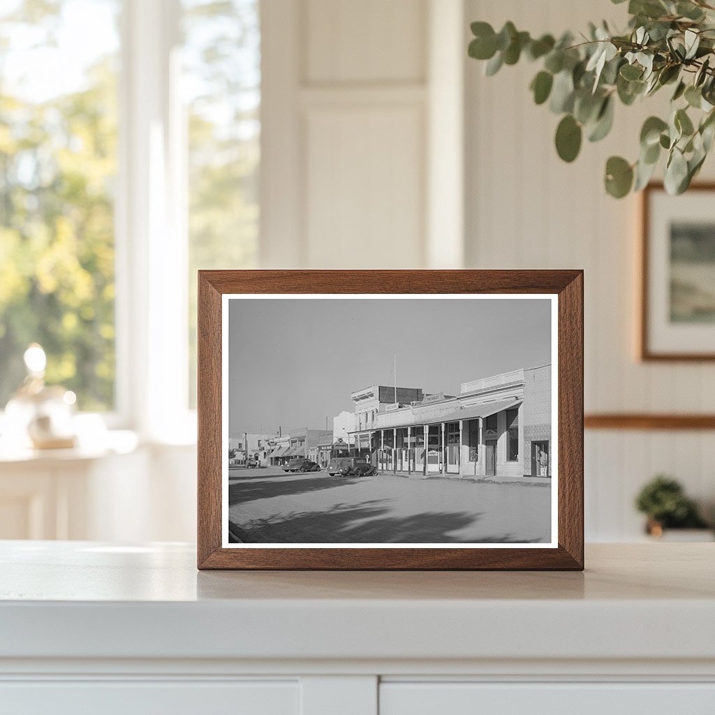 Willcox Arizona Main Street May 1940 Vintage Image