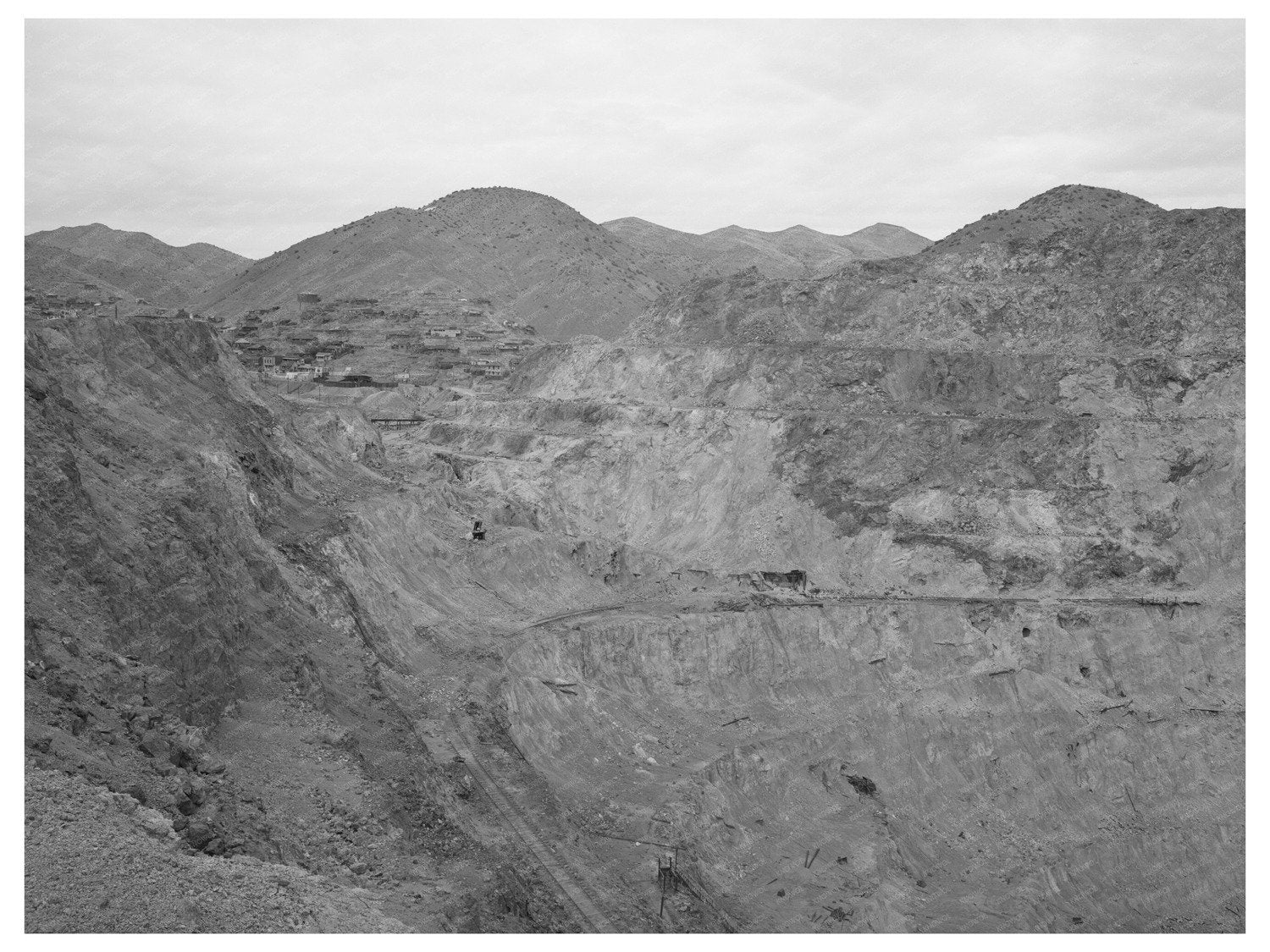 Abandoned Copper Mine in Bisbee Arizona May 1940