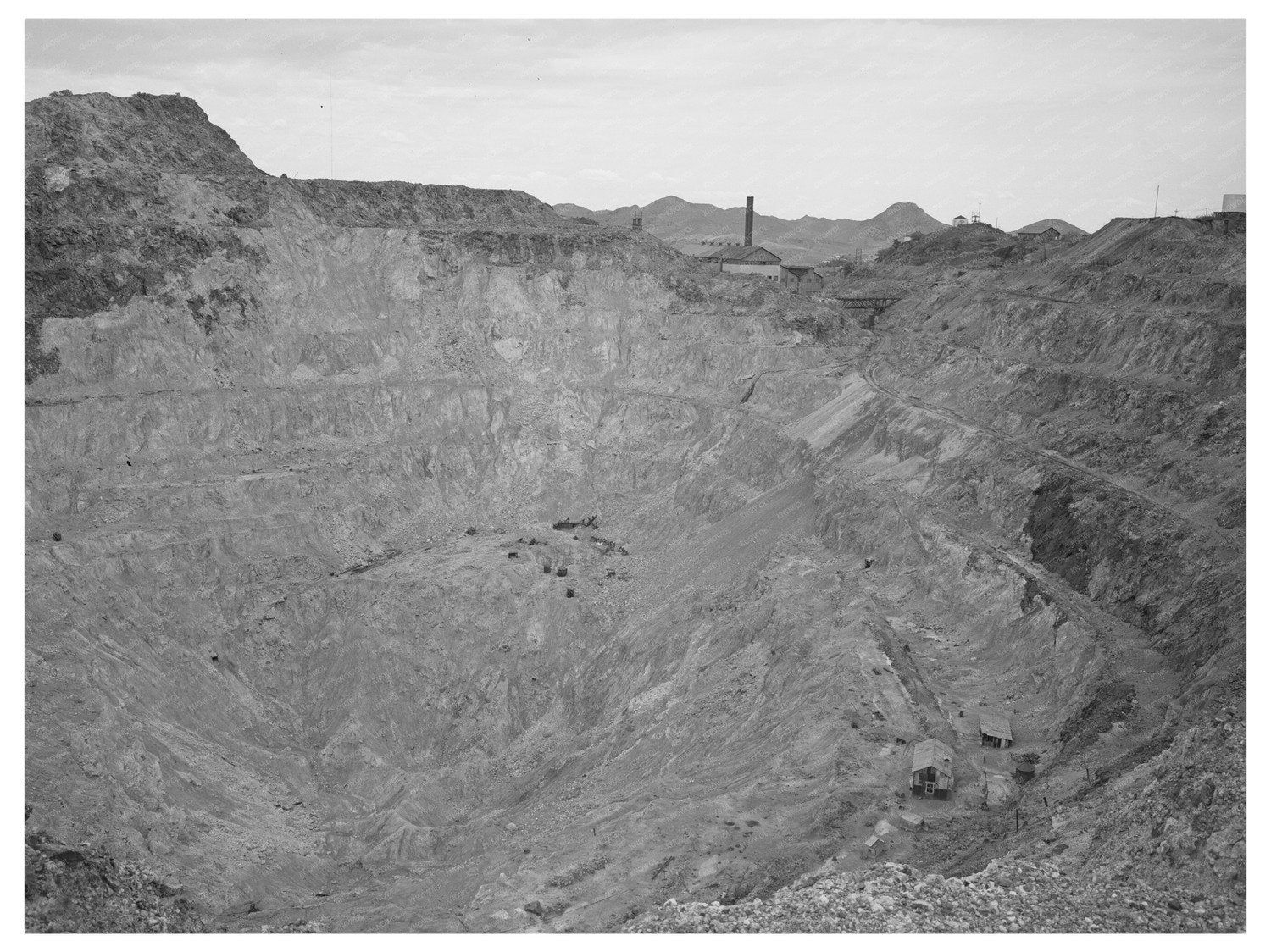 Sacramento Pit copper mine Bisbee Arizona May 1940