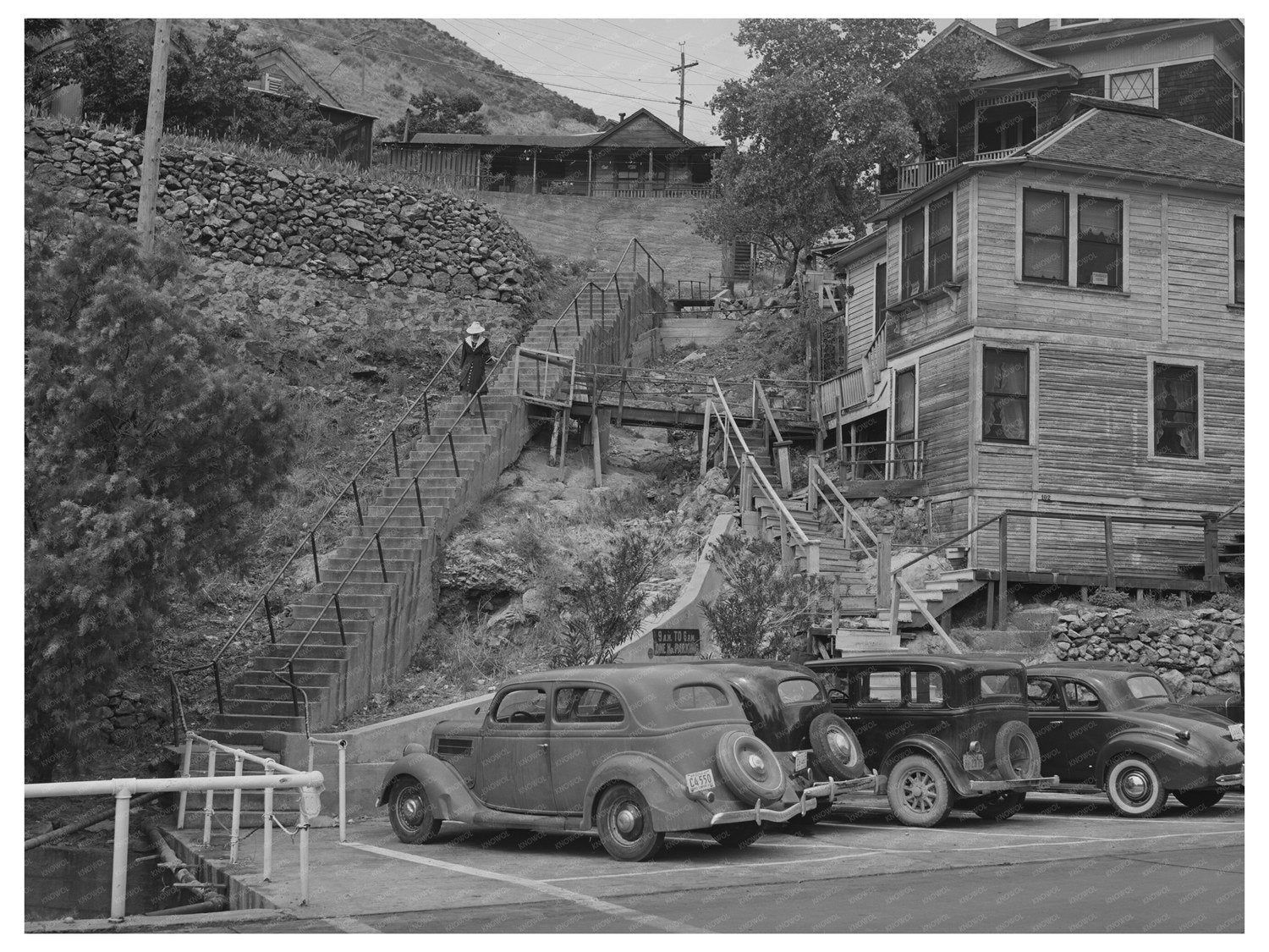 Bisbee Arizona Townscape 1940 Copper Mining Center