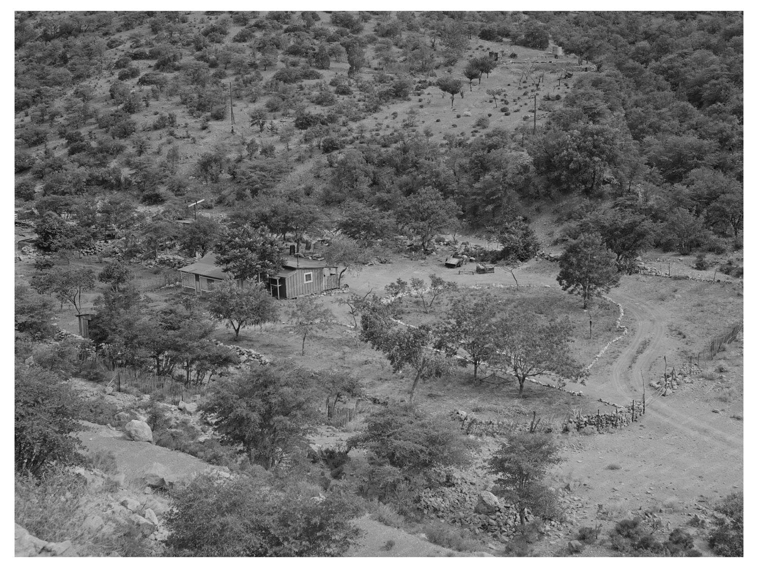 Cochise County Ranch May 1940 Vintage Photograph