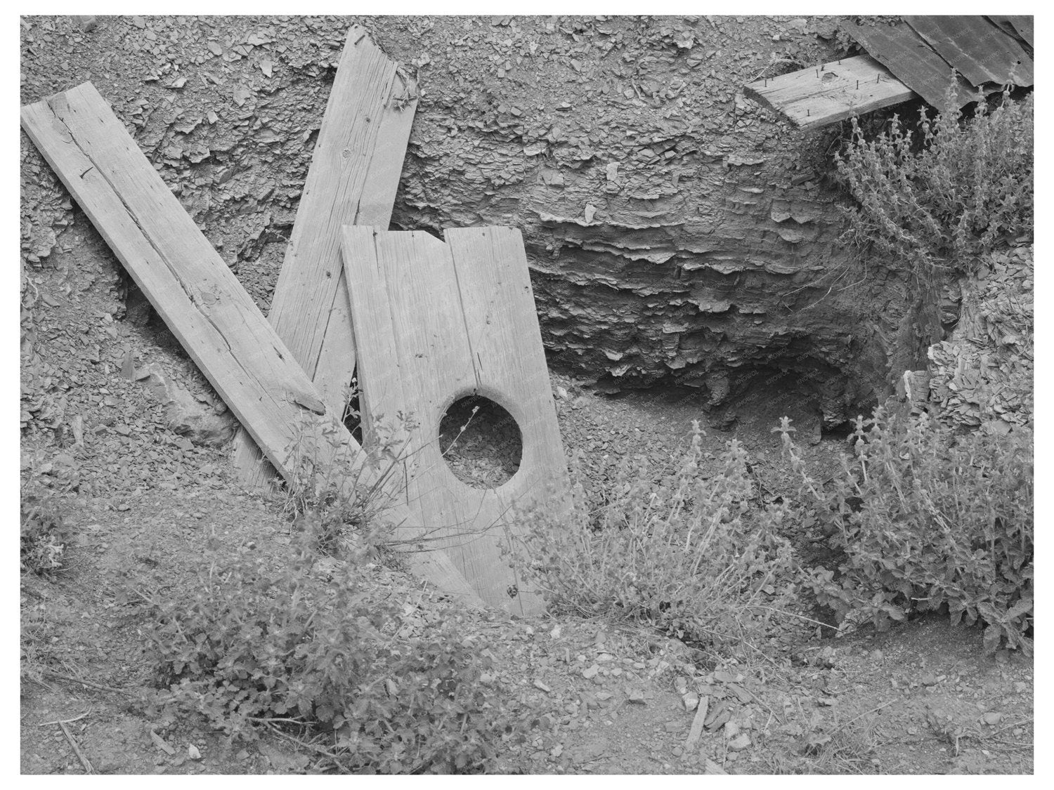 Georgetown New Mexico Old Privy Remains May 1940