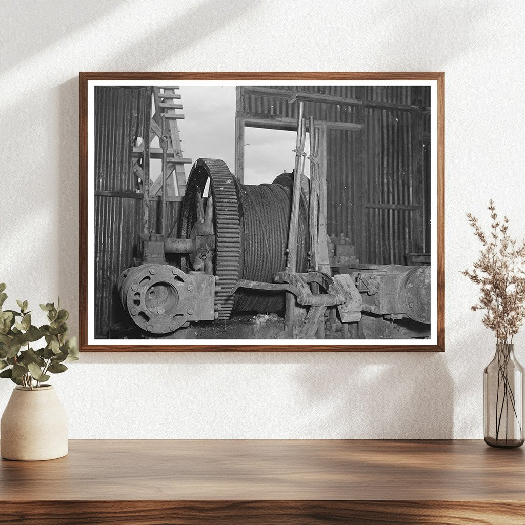 Steam Winch Remains in Pinos Altos Gold Mine 1940