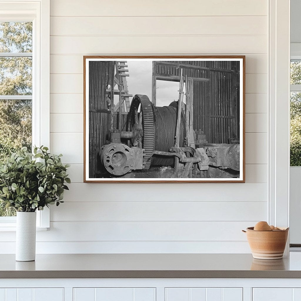 Steam Winch Remains in Pinos Altos Gold Mine 1940