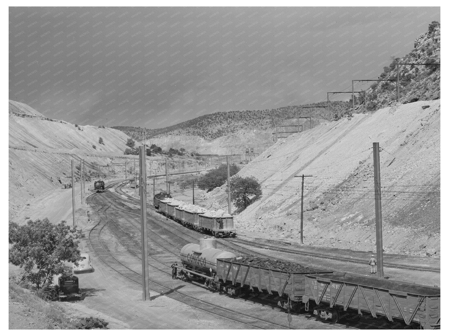 Santa Rita Copper Mine Railroad System May 1940