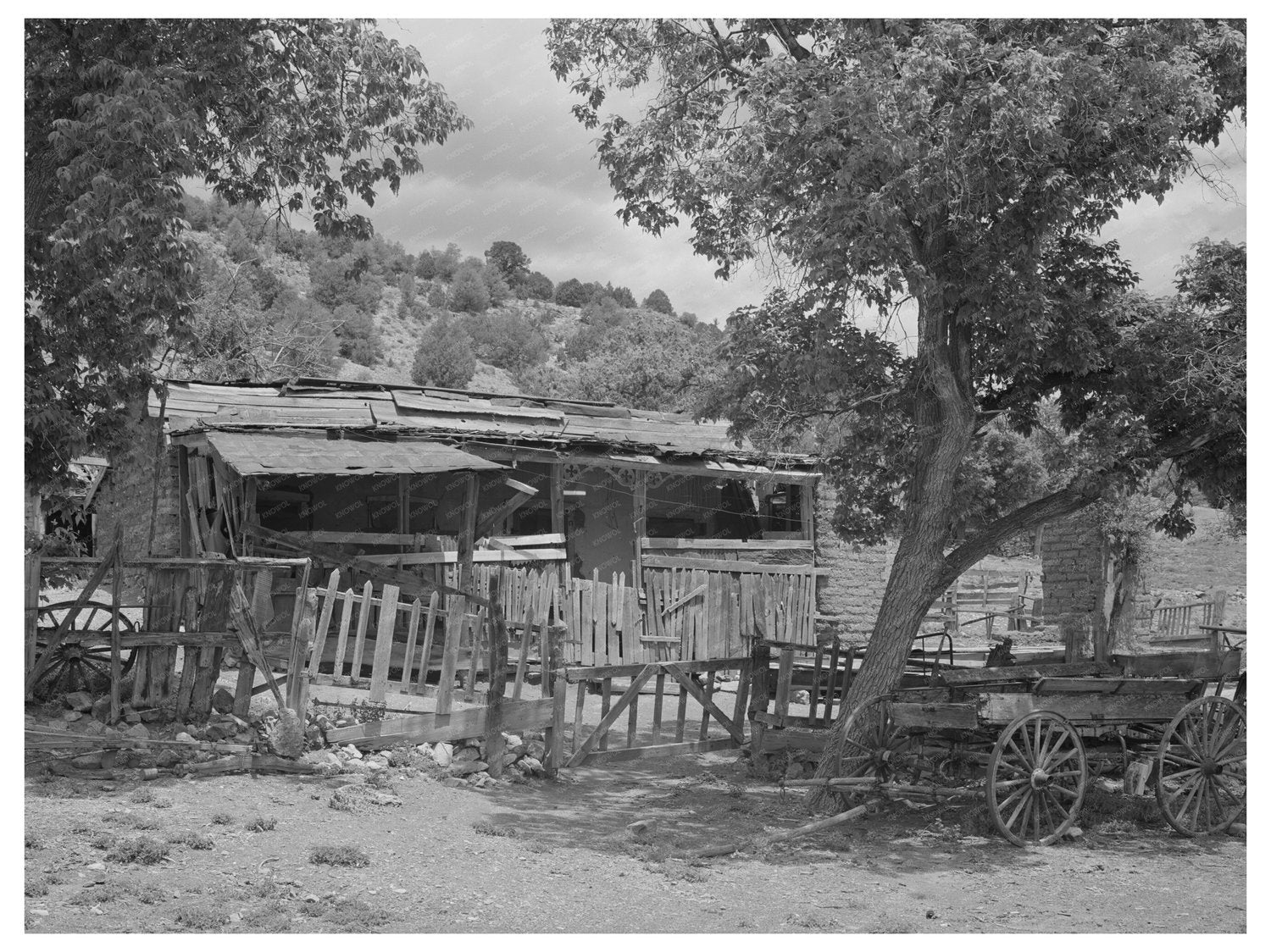 Georgetown New Mexico Ghost Town Image May 1940