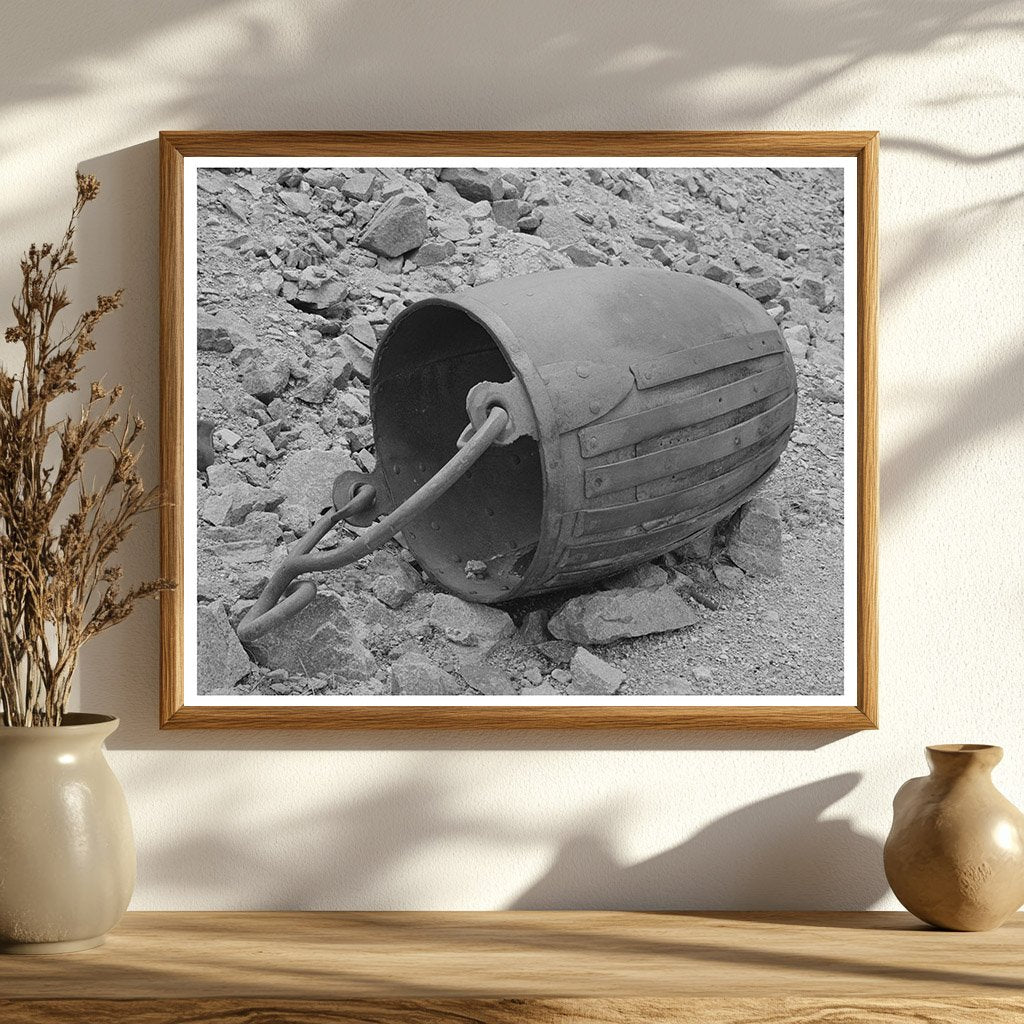Gold Ore Bucket at Abandoned Mine Pinos Altos 1940