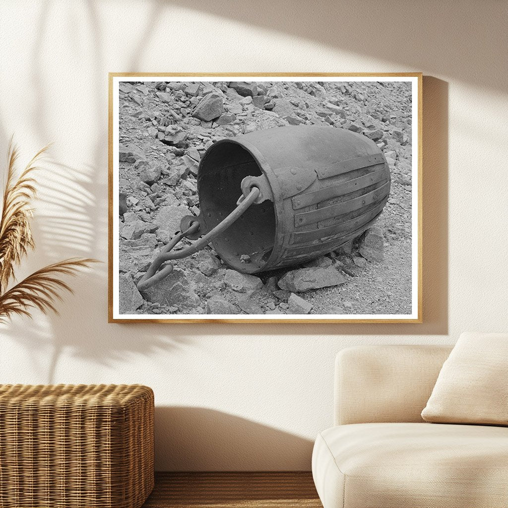 Gold Ore Bucket at Abandoned Mine Pinos Altos 1940