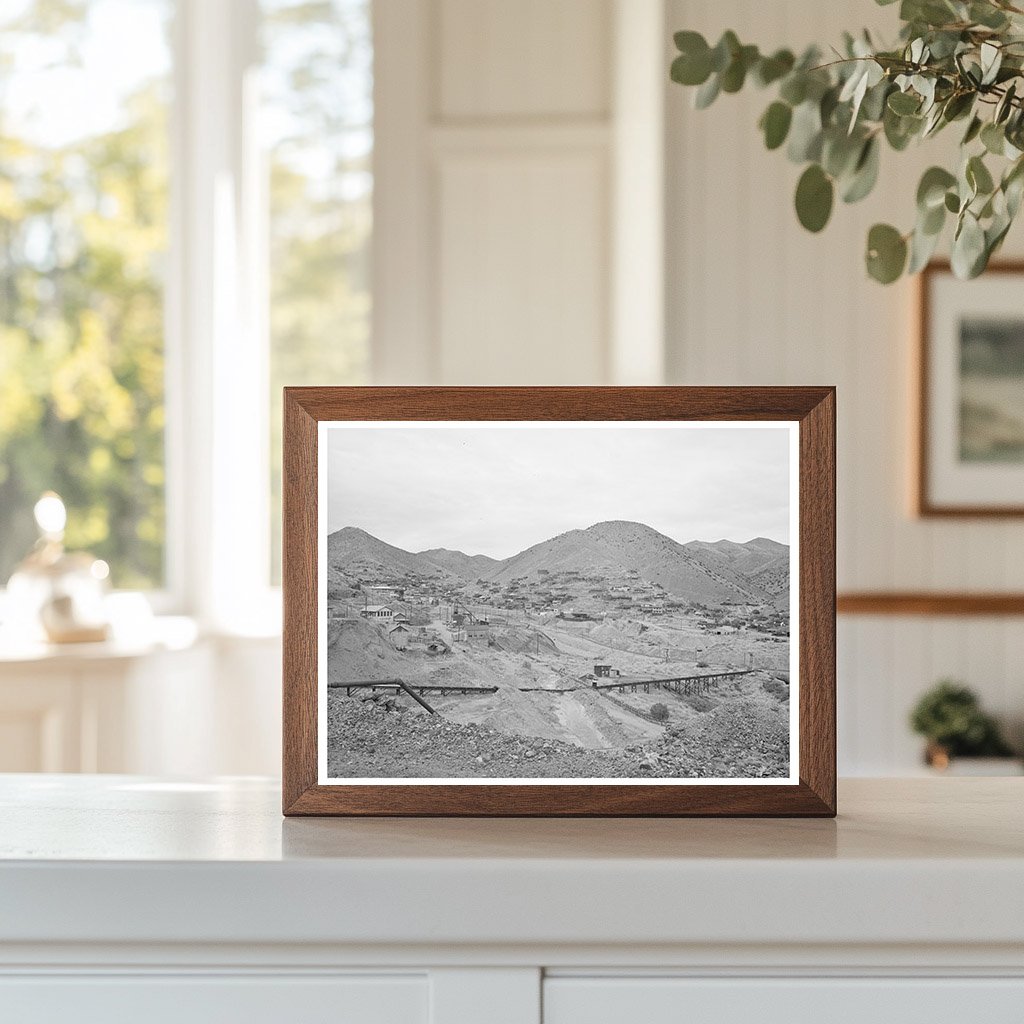 Vintage Scene from Bisbee Arizona May 1940