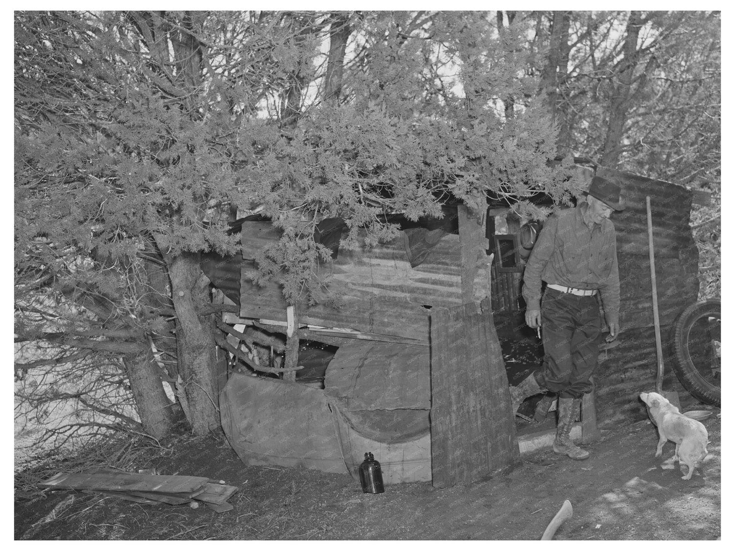 Eugene Davis Gold Prospector in Pinos Altos 1940