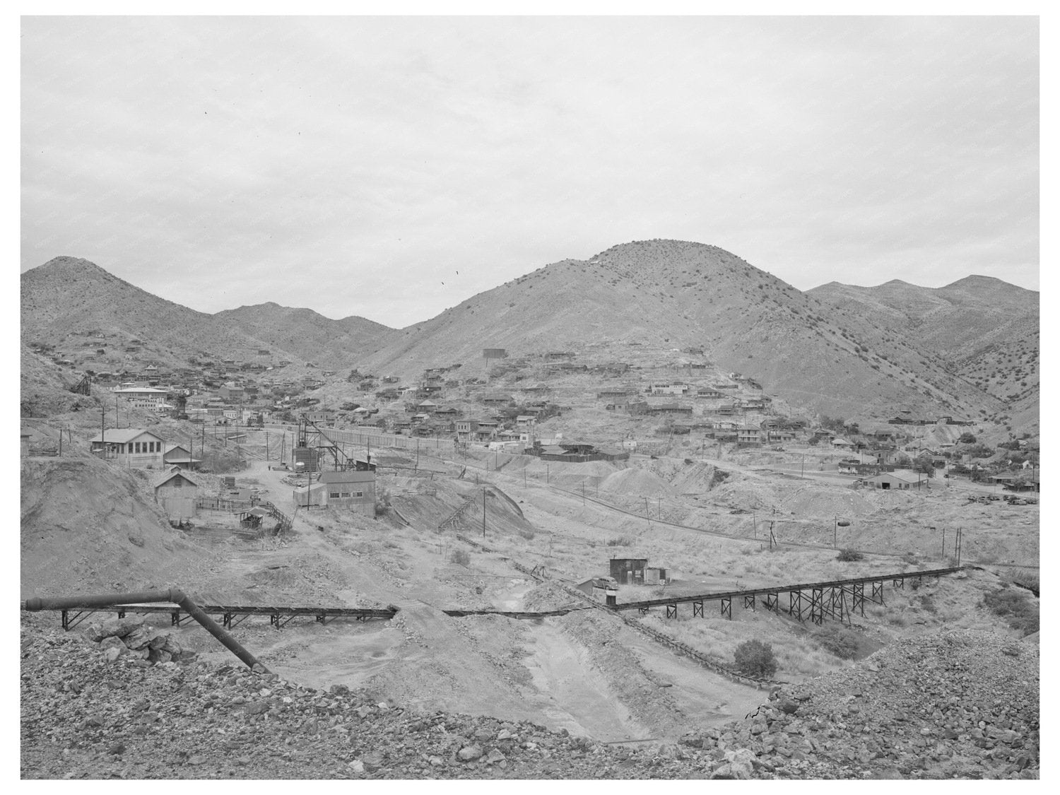Vintage Bisbee Arizona Scene May 1940 FSA Collection