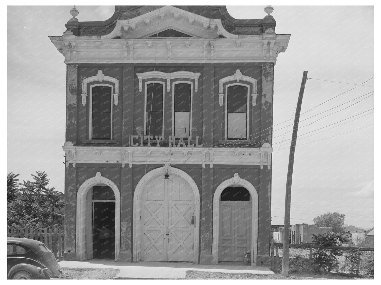 Tombstone Arizona City Hall and Fire Department 1940