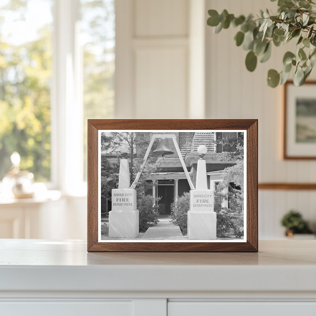 Silver City Fire Department Entrance New Mexico 1940