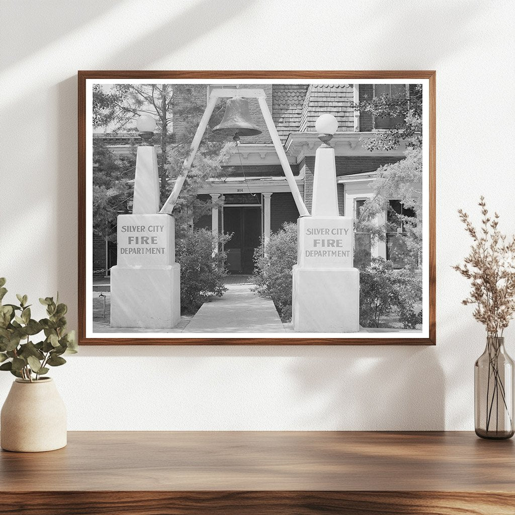 Silver City Fire Department Entrance New Mexico 1940