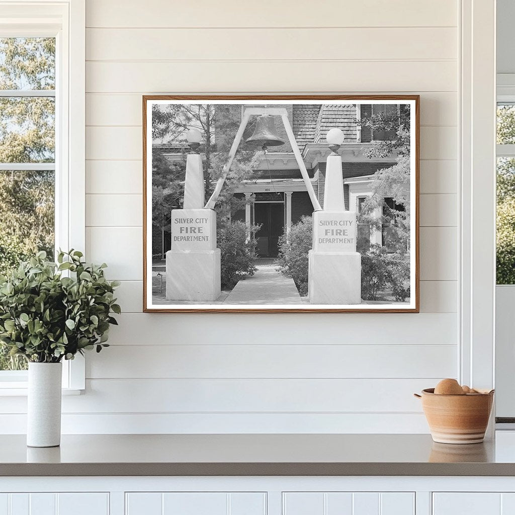 Silver City Fire Department Entrance New Mexico 1940