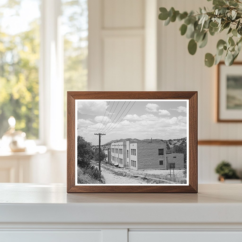 Abandoned School Buildings Tyrone New Mexico May 1940