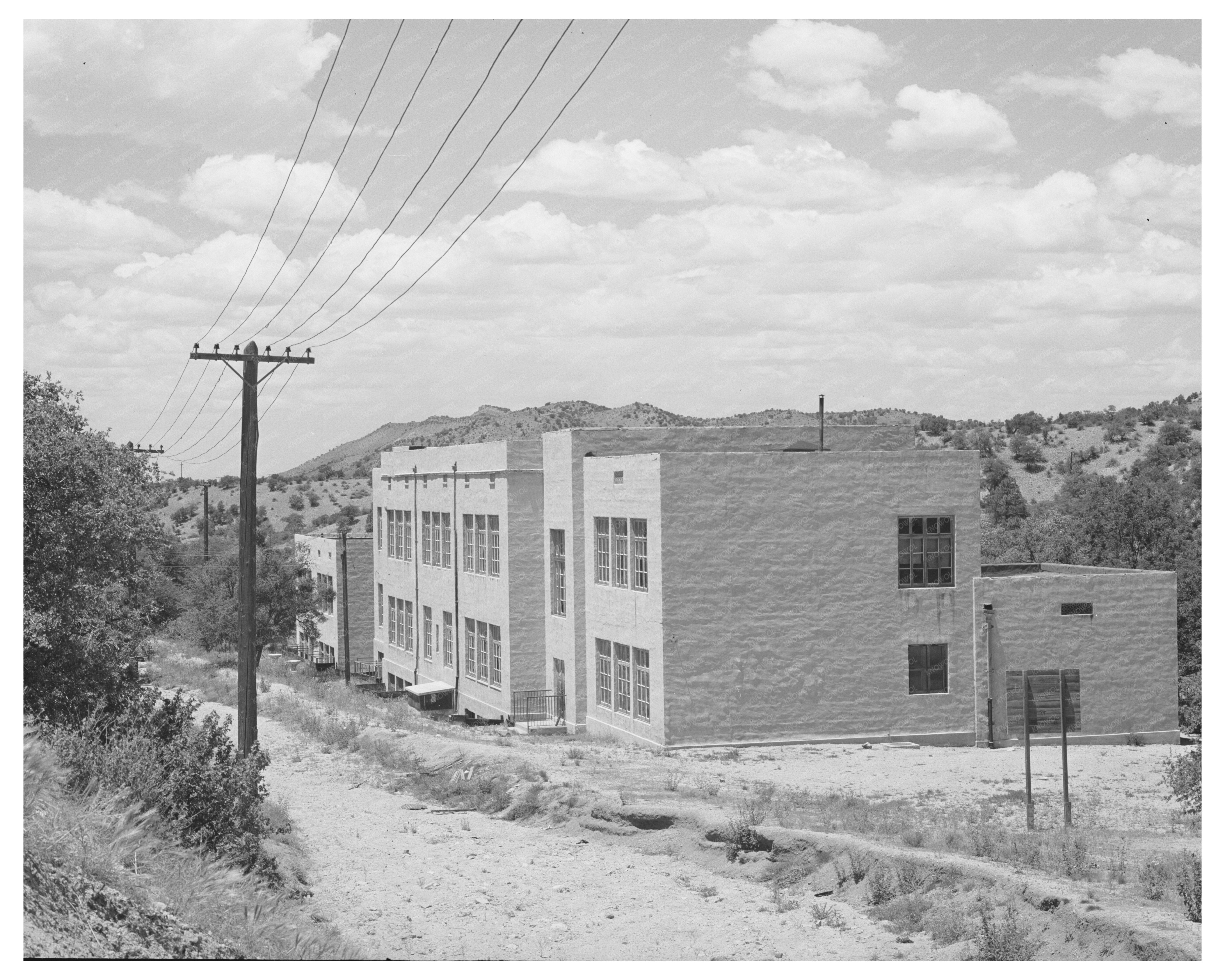 Abandoned School Buildings Tyrone New Mexico 1940