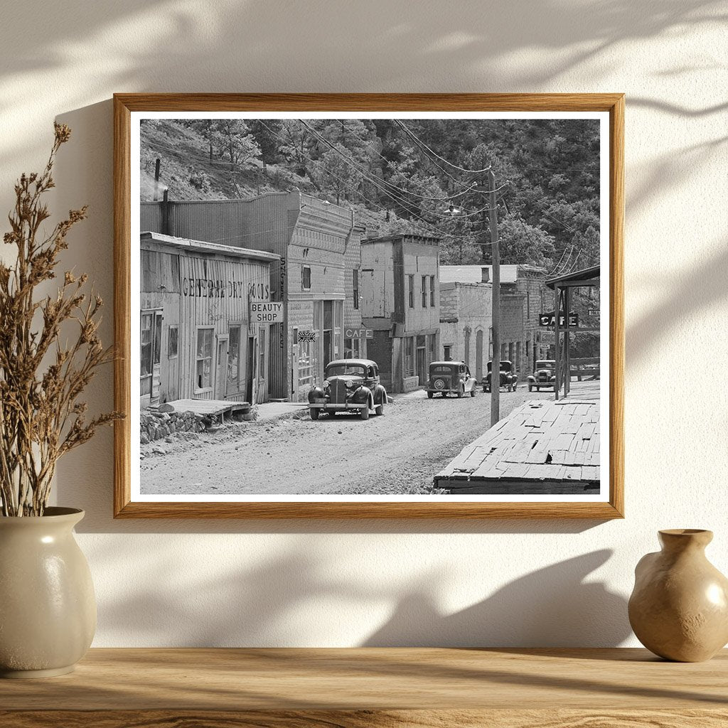 Mogollon New Mexico Main Street Photo May 1940