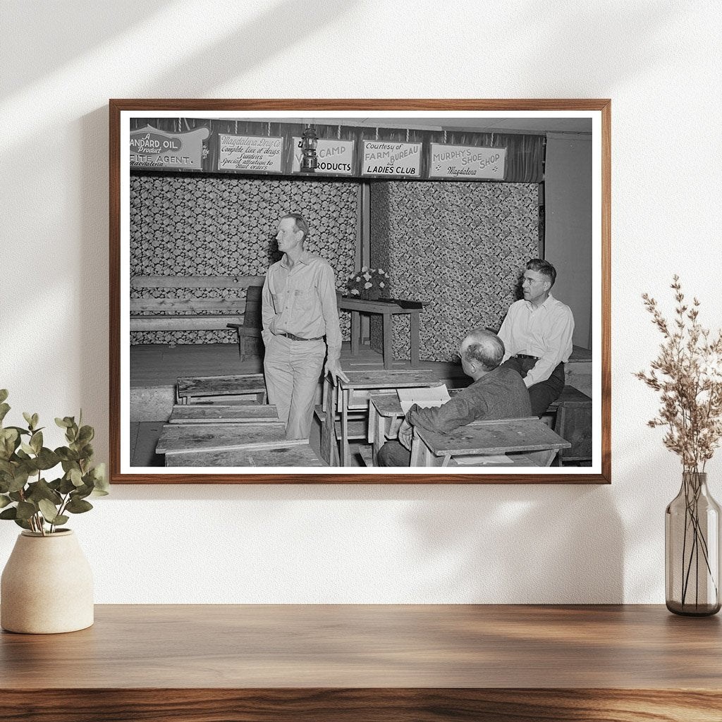 County Commissioner at Farm Bureau Meeting Pie Town 1940