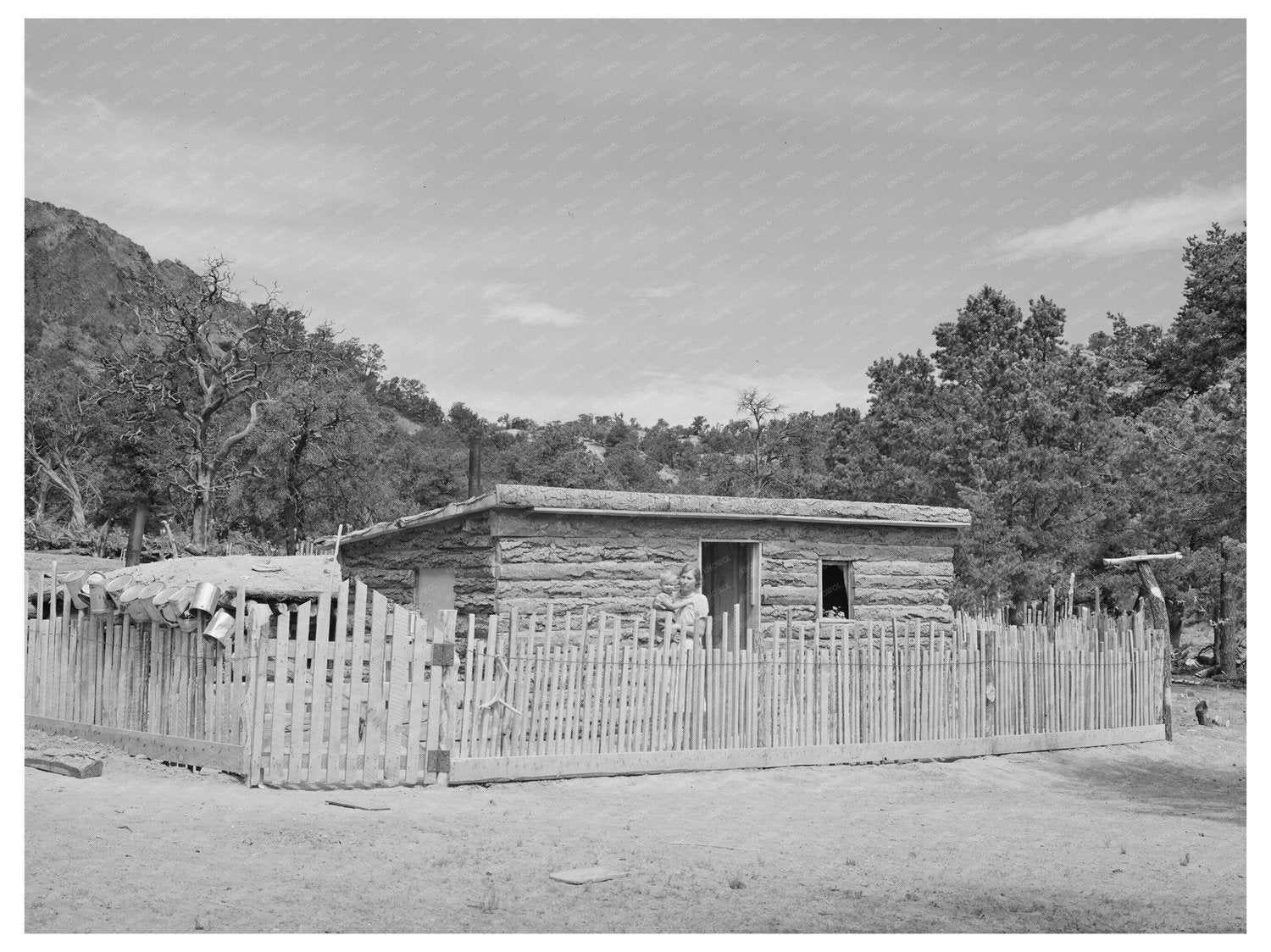 Jack Whinery Dugout House Pie Town New Mexico 1940