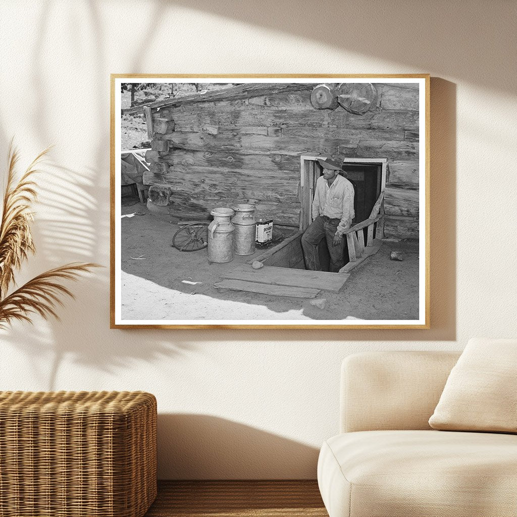 Faro Caudill Homesteader in Pie Town New Mexico 1940