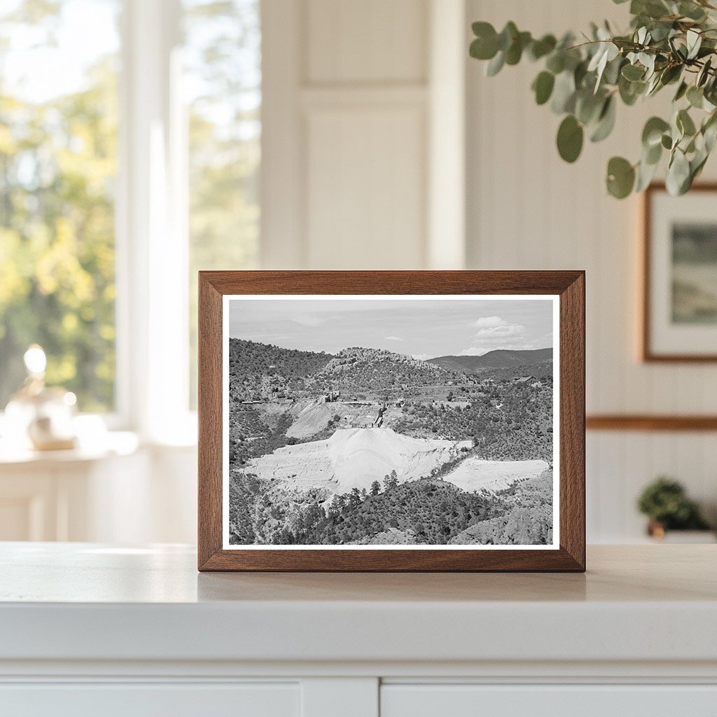 Gold Mine Mill and Tailings in Mogollon New Mexico 1940