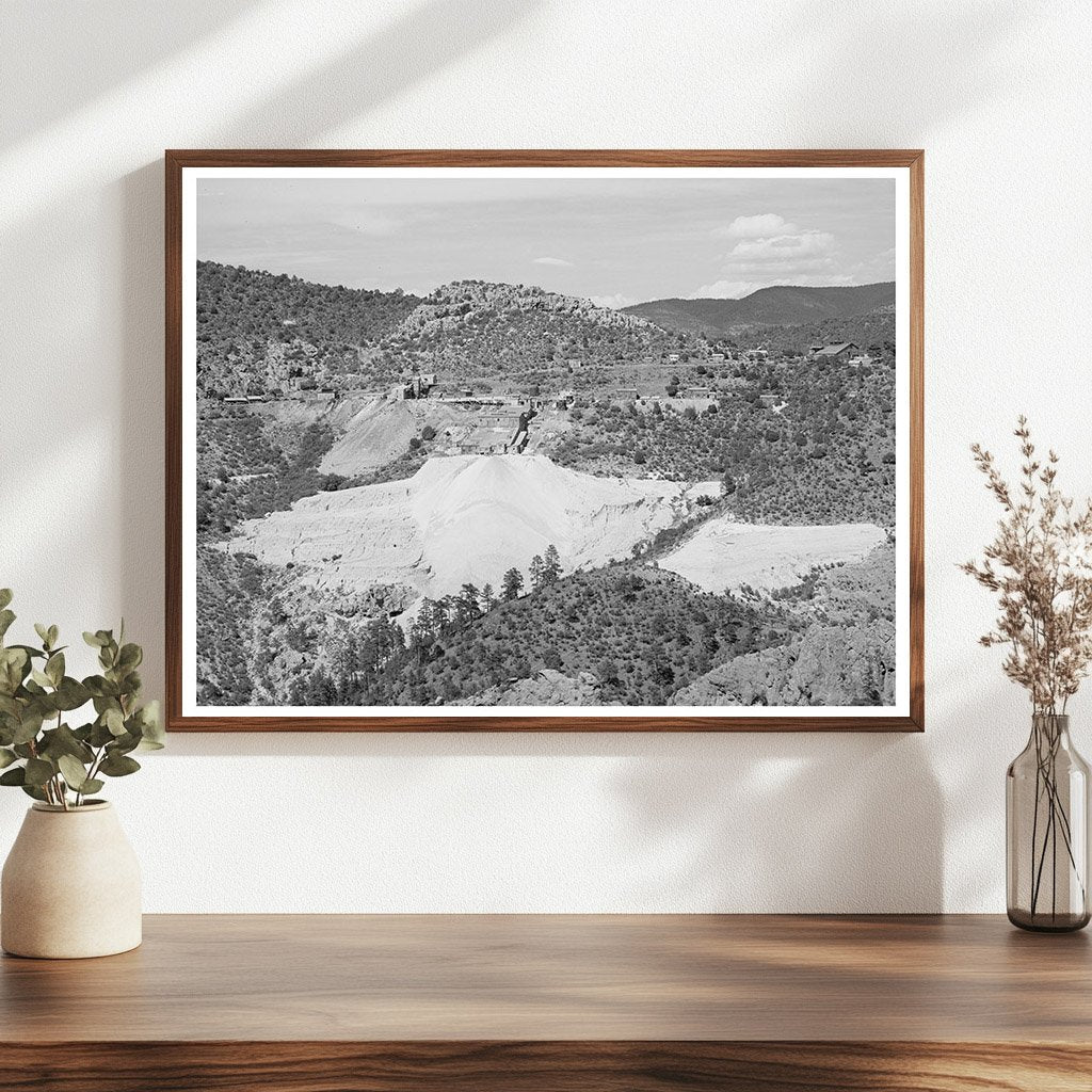 Gold Mine Mill and Tailings in Mogollon New Mexico 1940
