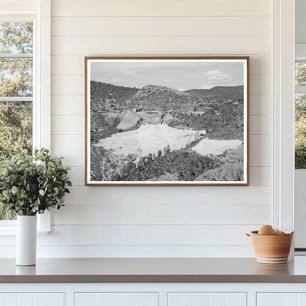 Gold Mine Mill and Tailings in Mogollon New Mexico 1940