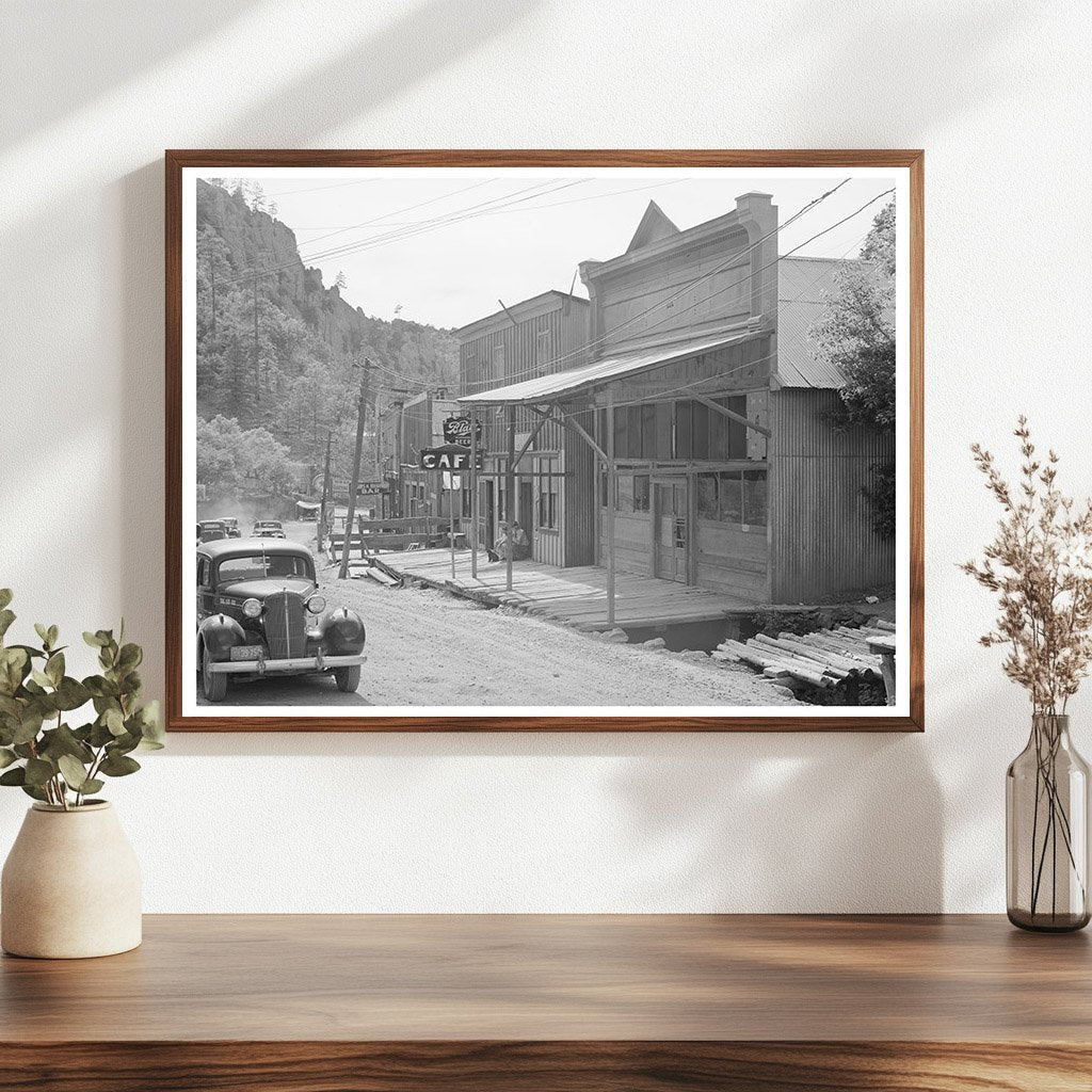 Mogollon New Mexico Main Street Scene May 1940