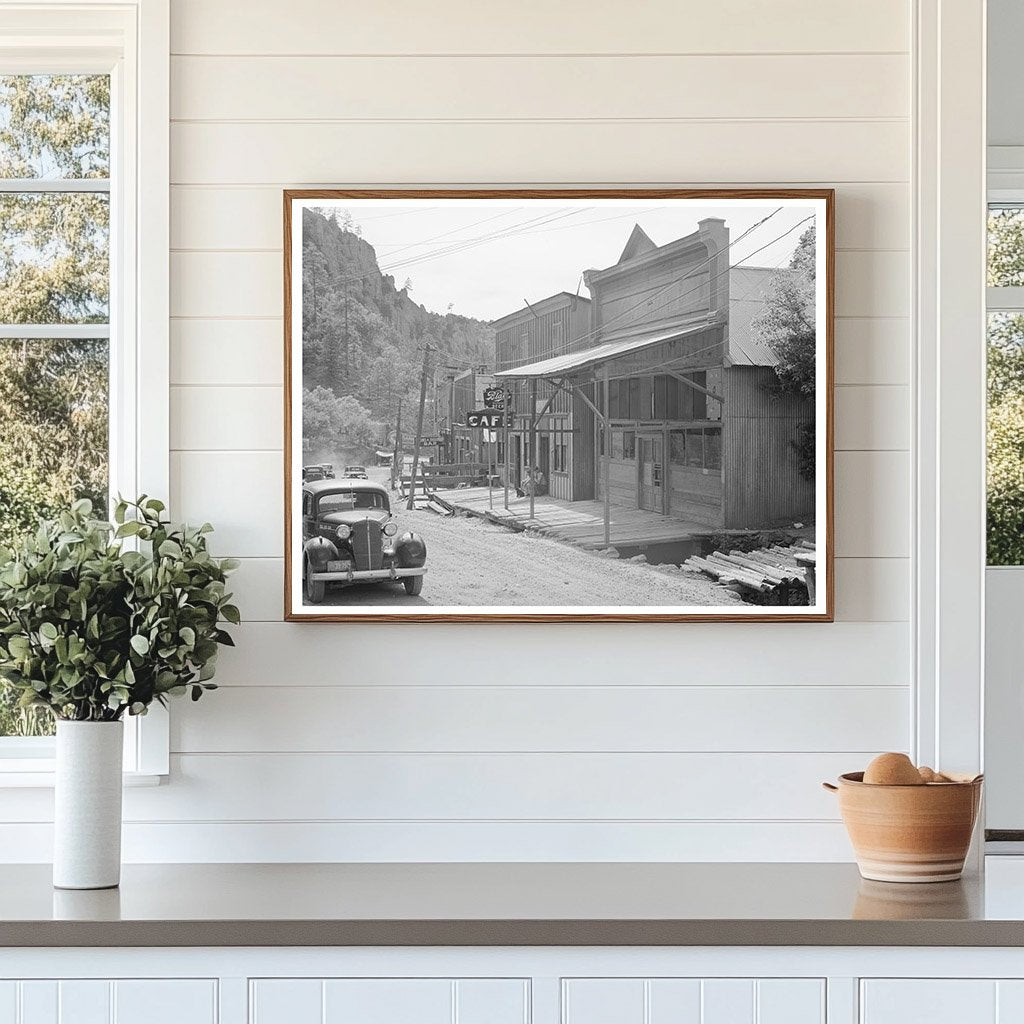 Mogollon New Mexico Main Street Scene May 1940