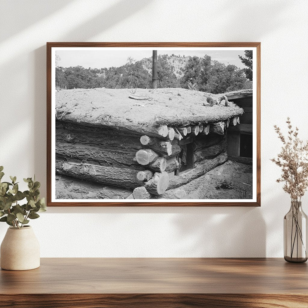 Dugout Structure in Pie Town New Mexico June 1940