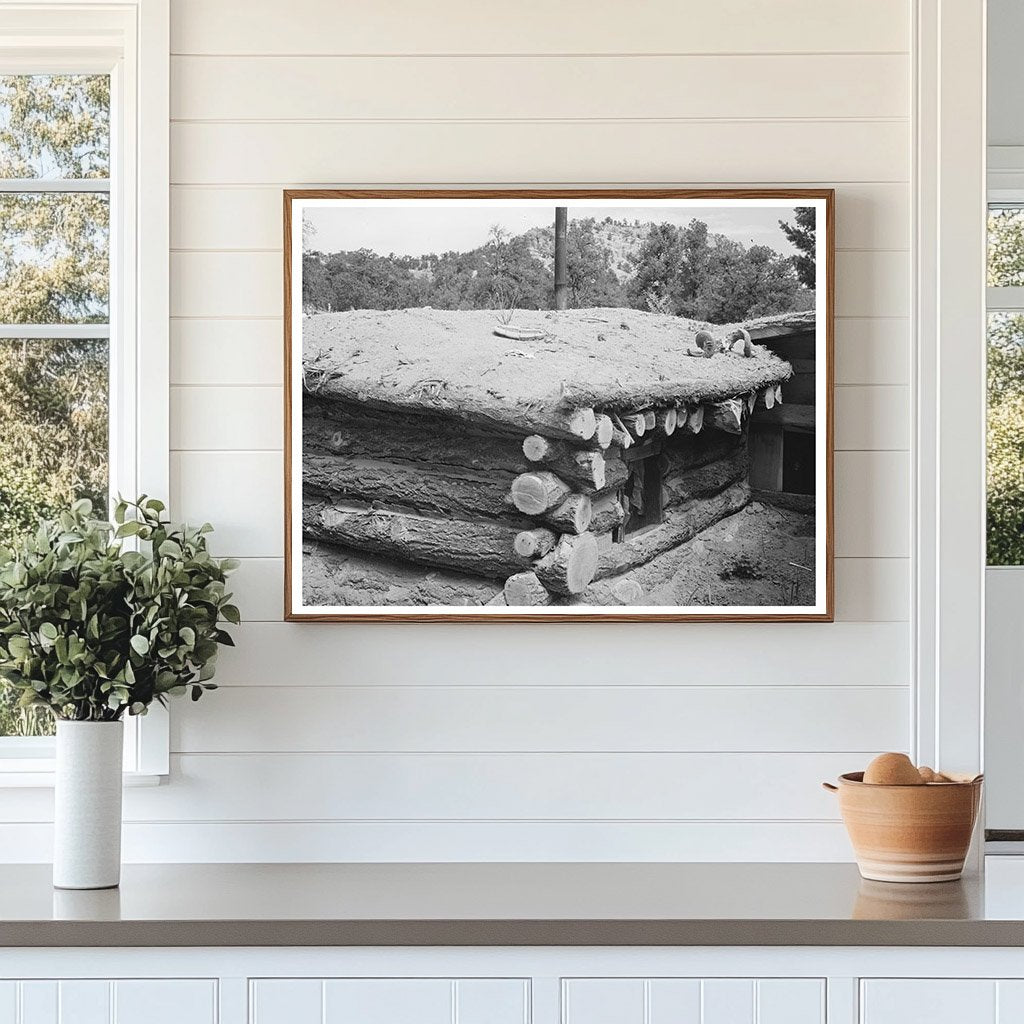 Dugout Structure in Pie Town New Mexico June 1940