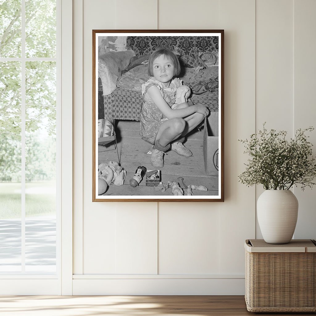 Josie Caudill with Toys Pie Town New Mexico 1940