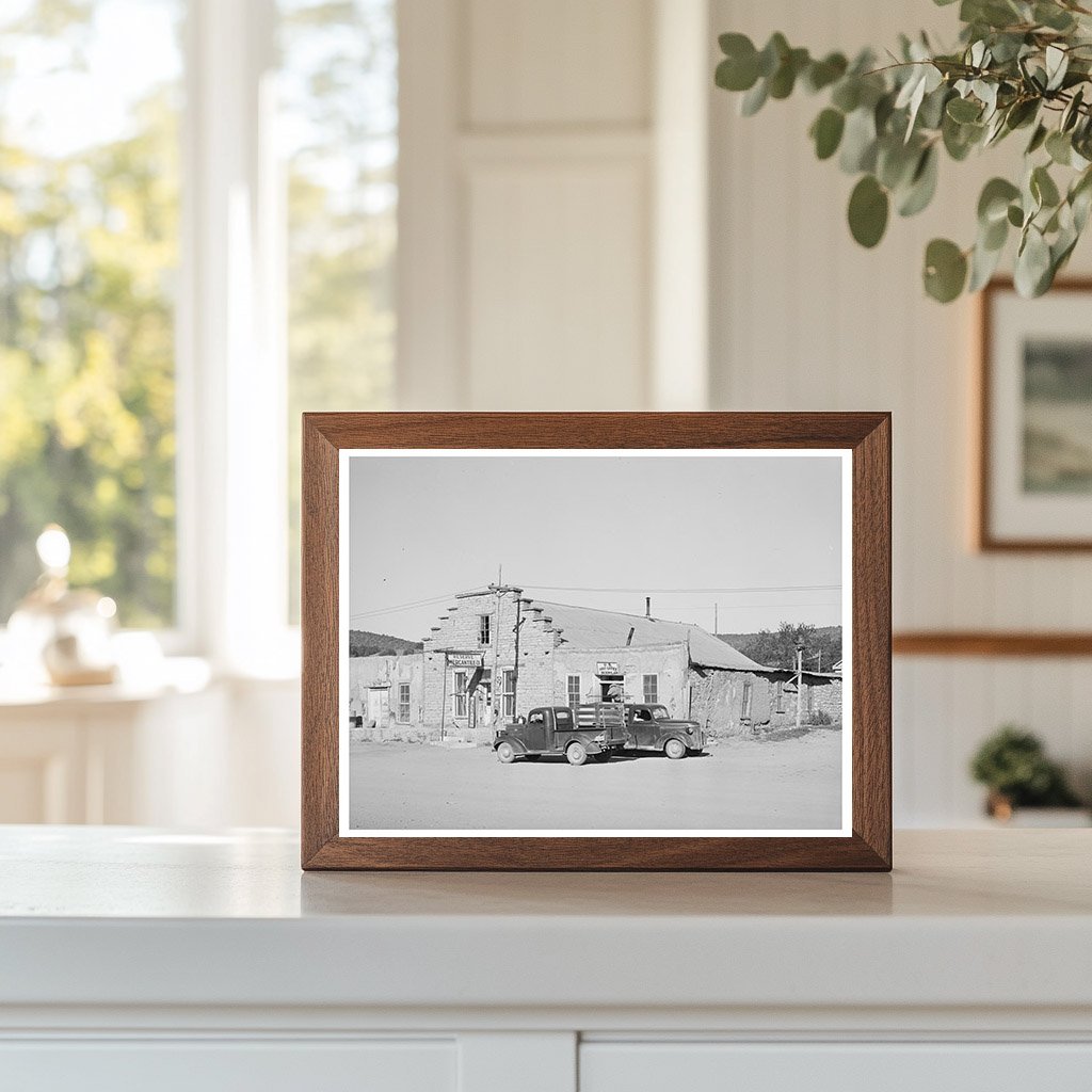 Reserve New Mexico Main Street June 1940 Vintage Photo