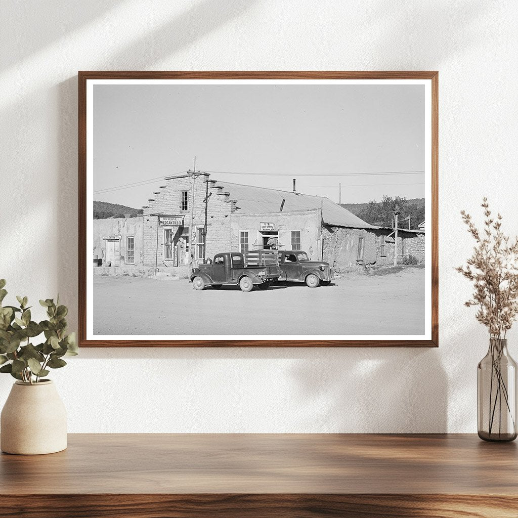 Reserve New Mexico Main Street June 1940 Vintage Photo