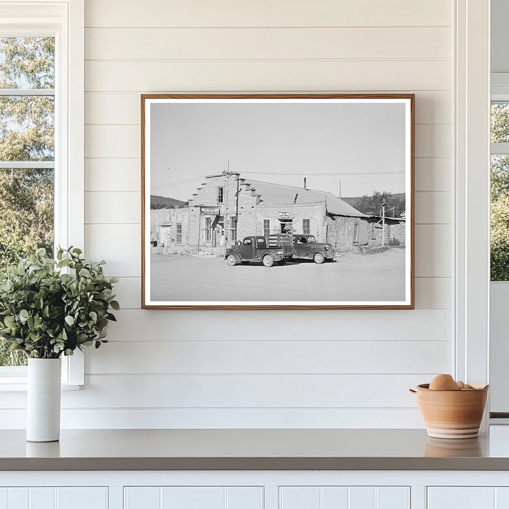 Reserve New Mexico Main Street June 1940 Vintage Photo