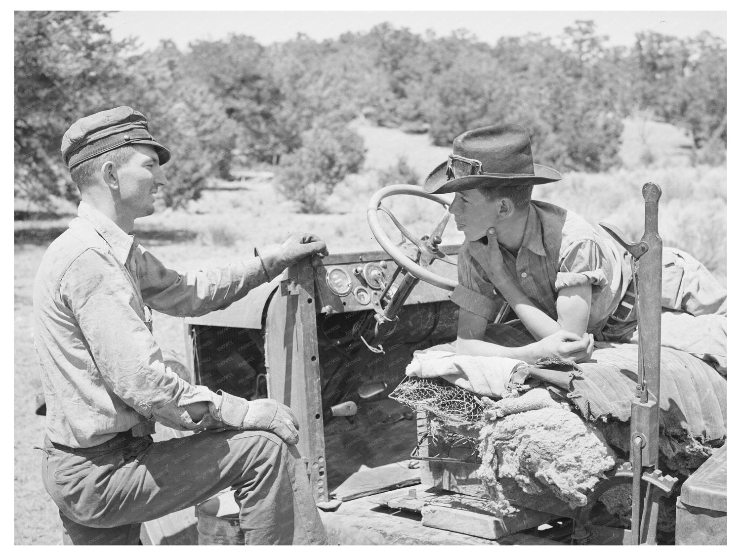 Farmer and Brother in Pie Town New Mexico June 1940