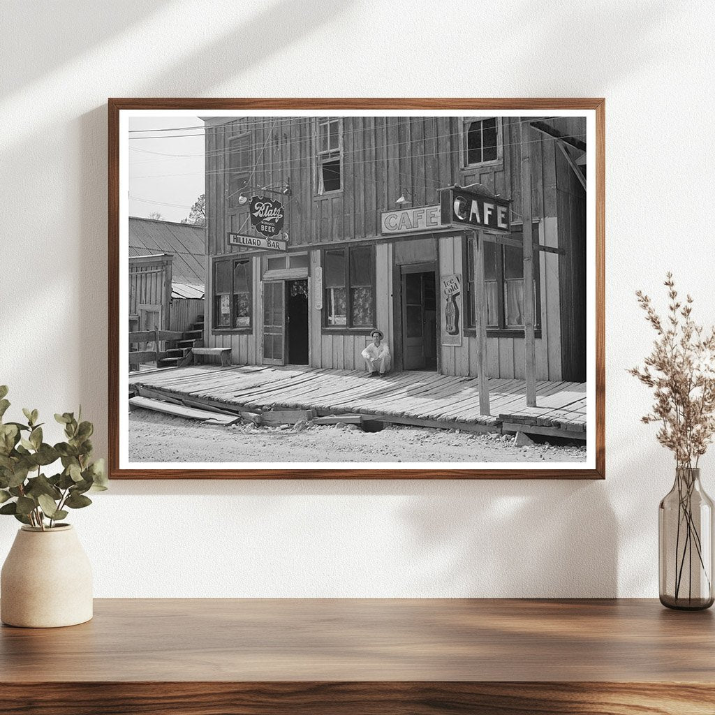 Mogollon New Mexico Cafe and Bar Vintage 1940 Image