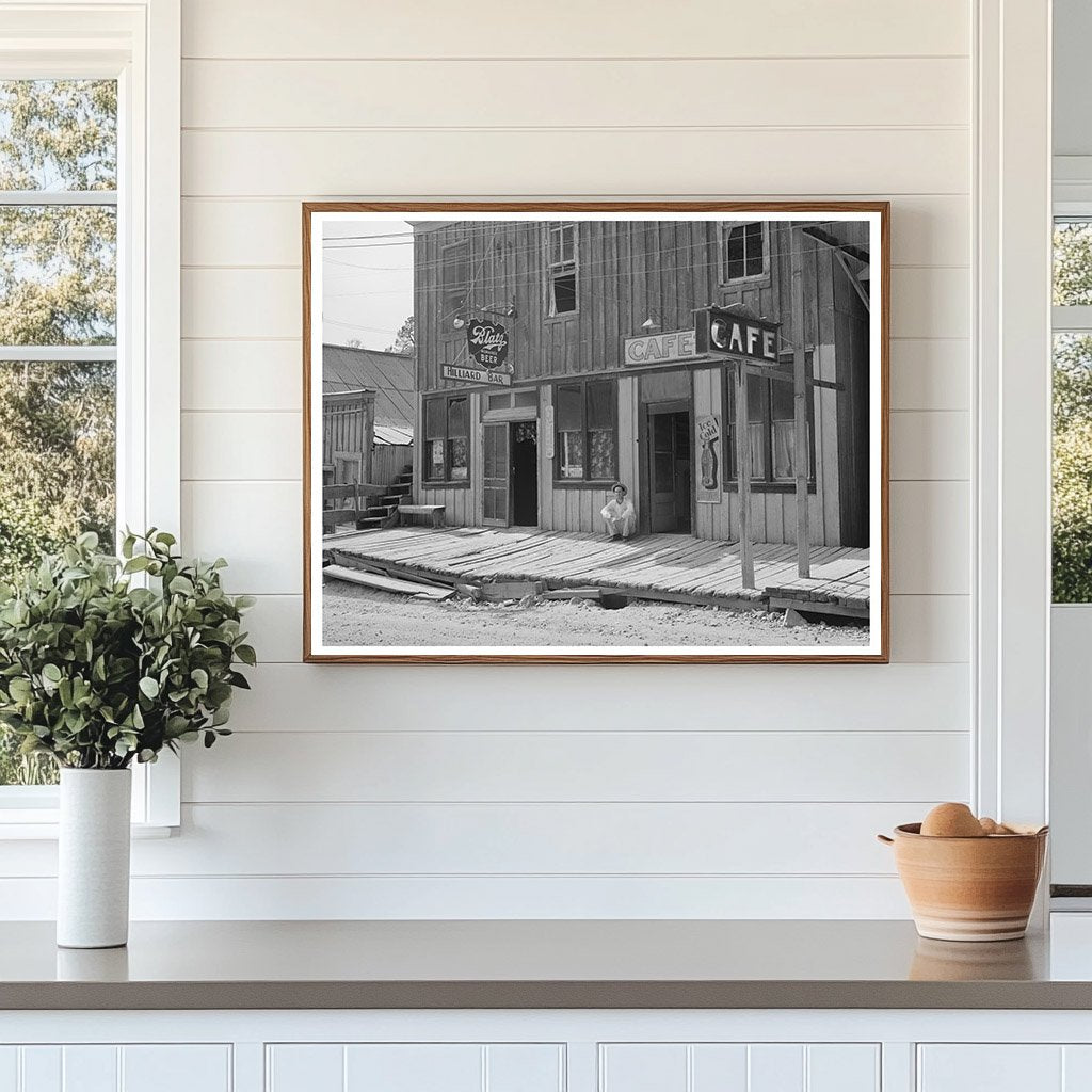 Mogollon New Mexico Cafe and Bar Vintage 1940 Image